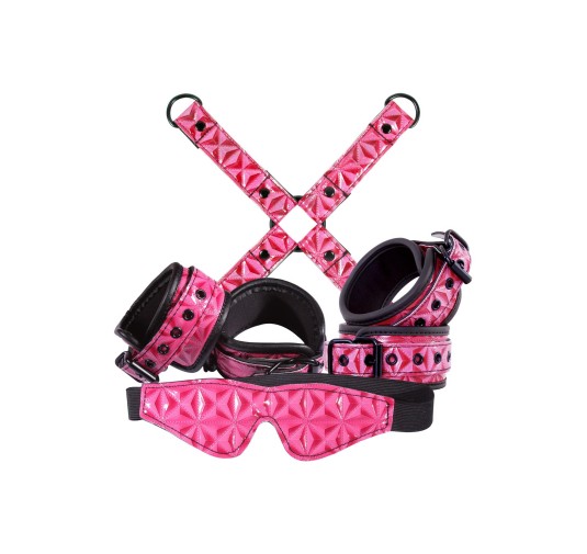 Zestaw-SINFUL BONDAGE KIT PINK